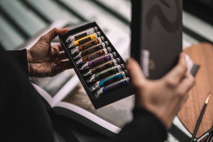 Rembrandt Set de pinturas al óleo selección para paisajes | 10 x 15 ml